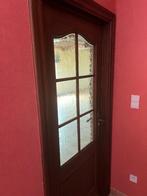 Authentieke massief eiken deuren, Doe-het-zelf en Bouw, Gebruikt, 215 cm of meer, Binnendeur, Glas