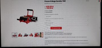 Presse à Mugs Secabo TM2 beschikbaar voor biedingen