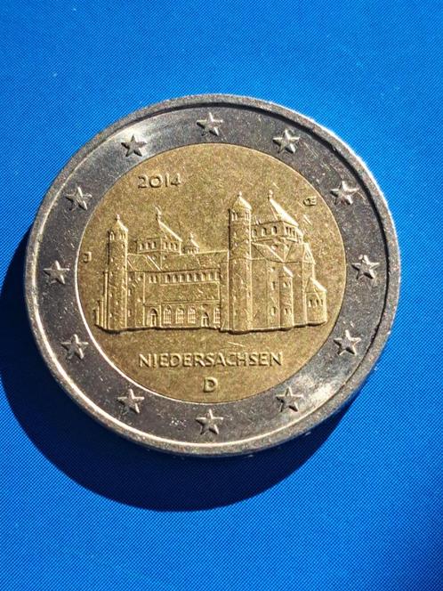 2014 J Duitsland 2 euro Niedersachsen Hamburg, Postzegels en Munten, Munten | Europa | Euromunten, Losse munt, 2 euro, Duitsland