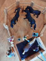 Schleich chevaux et box de lavage, Collections, Enlèvement, Comme neuf