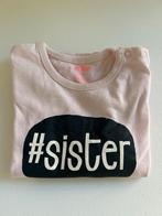 Longsleeve #Sister - mt 80, Kinderen en Baby's, Babykleding | Maat 80, Meisje, Ophalen of Verzenden, Zo goed als nieuw, Hema