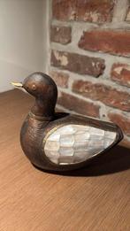 Decoratie indisch eendje bezet met parelmoer, Antiek en Kunst, Ophalen