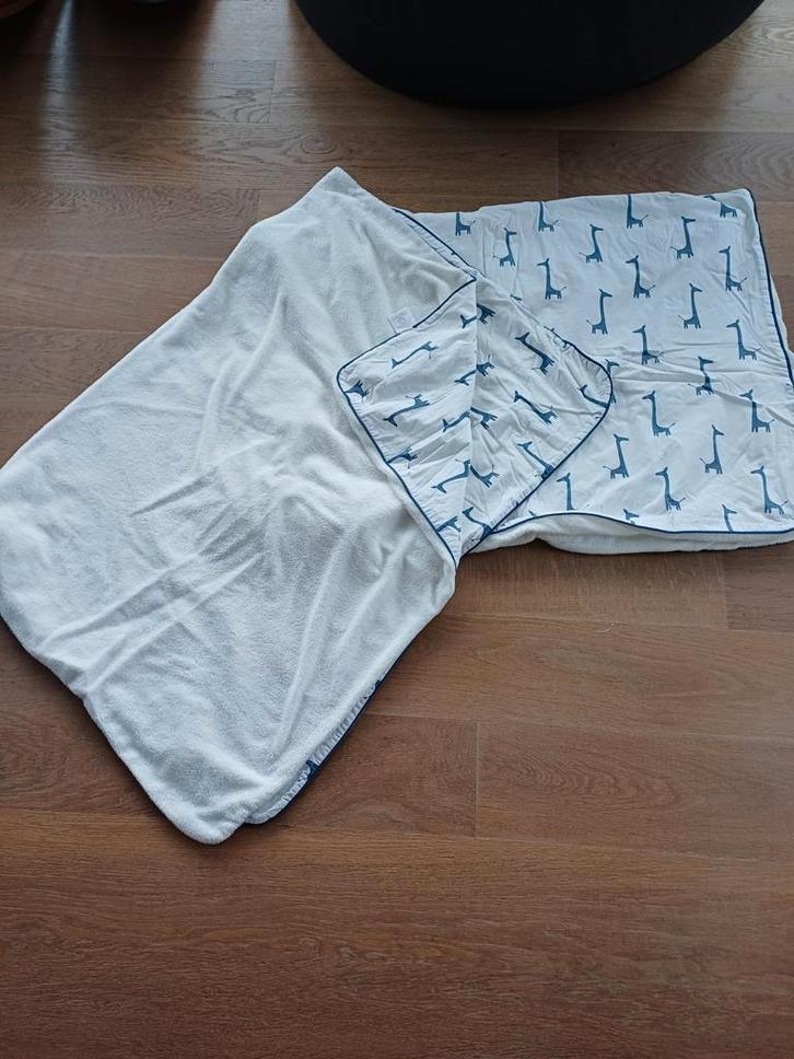 Twee baby dekentjes fresk, Kinderen en Baby's, Kinderkamer | Beddengoed, Zo goed als nieuw, Deken of Dekbed, Blauw, Jongetje of Meisje