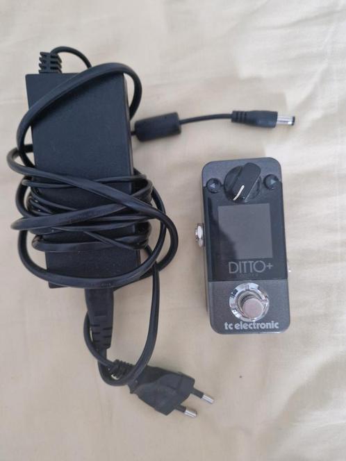 Tc electronic Ditto+ looper pedaal + voeding, Muziek en Instrumenten, Effecten, Zo goed als nieuw, Ophalen