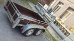 Remorque double essieux 750kg 2,25cm/1,30cm, Ophalen, Zo goed als nieuw