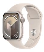 Apple watch 9 41mm lumière stellaire, Conditie, Zo goed als nieuw, Ophalen