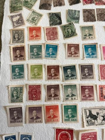 Mooie collectie postzegels Azië china en india zeldzaam beschikbaar voor biedingen