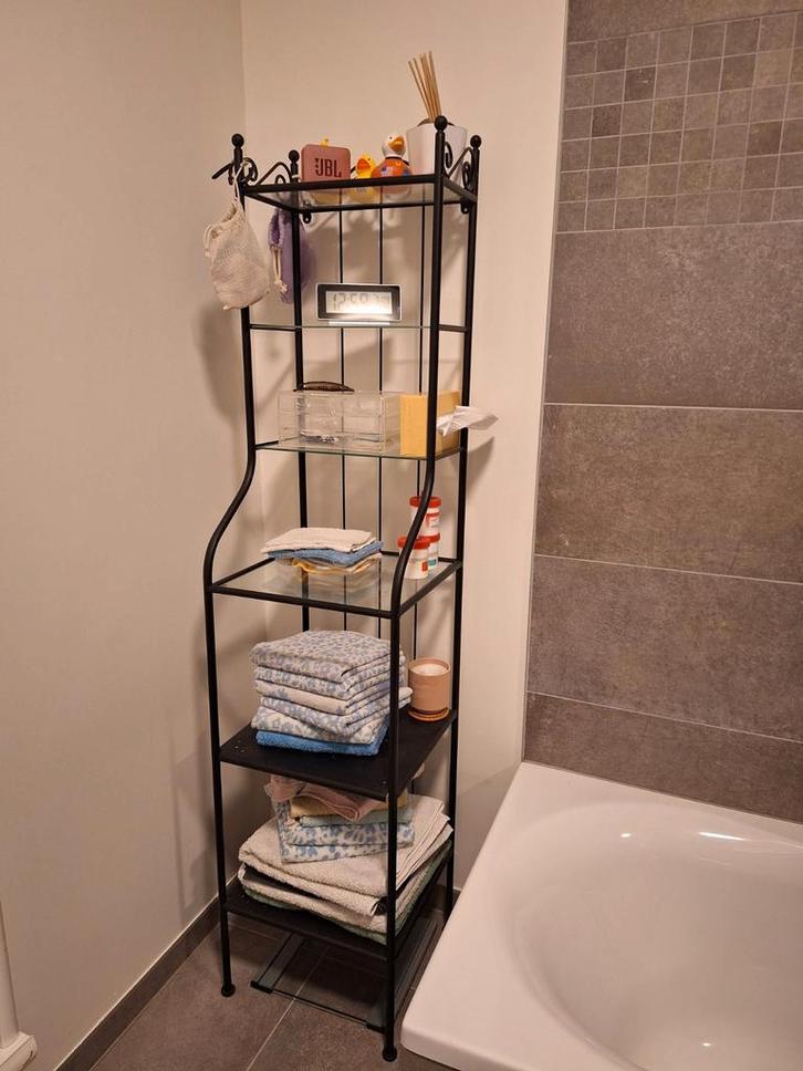 Badkamerrek, Huis en Inrichting, Badkamer | Badkamermeubels, Zo goed als nieuw, (Half)hoge kast, 150 tot 200 cm, Minder dan 50 cm