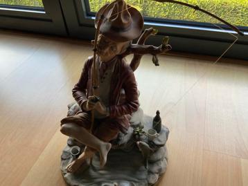 Beeld visser capodimonte, Enlèvement