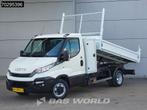 Iveco Daily 35C14 Kipper met Kist 3.5t trekhaak Euro6 Airco, Auto's, Stof, Gebruikt, Euro 6, Iveco