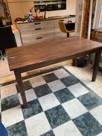 Houten eettafel, Huis en Inrichting, Ophalen, Gebruikt, 50 tot 100 cm, Vijf personen of meer