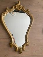 Mooie retro barok spiegel in craquelé verf, Verzamelen, Retro, Ophalen of Verzenden