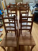 stoelen, Huis en Inrichting, Ophalen, Gebruikt, Bruin, Vijf, Zes of meer stoelen
