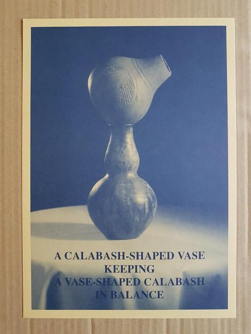Print - Yves De Smet - A Calabash-shaped vase ... - 1990, Antiek en Kunst, Kunst | Litho's en Zeefdrukken, Ophalen of Verzenden