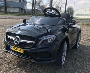  Kinder Accu Auto  GLA45 AMG 12v zwart Of Wit RC- Leder zit beschikbaar voor biedingen