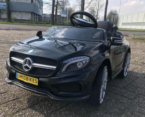 Kinder Accu Auto  GLA45 AMG 12v zwart Of Wit RC- Leder zit, Kinderen en Baby's, Speelgoed | Buiten | Accuvoertuigen, Nieuw, Ophalen of Verzenden