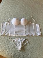 Set met witte bustier en string C&A maat M, Kleding | Dames, Verzenden, Setje