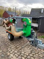 Remorque aspiratrice de feuilles, Enlèvement