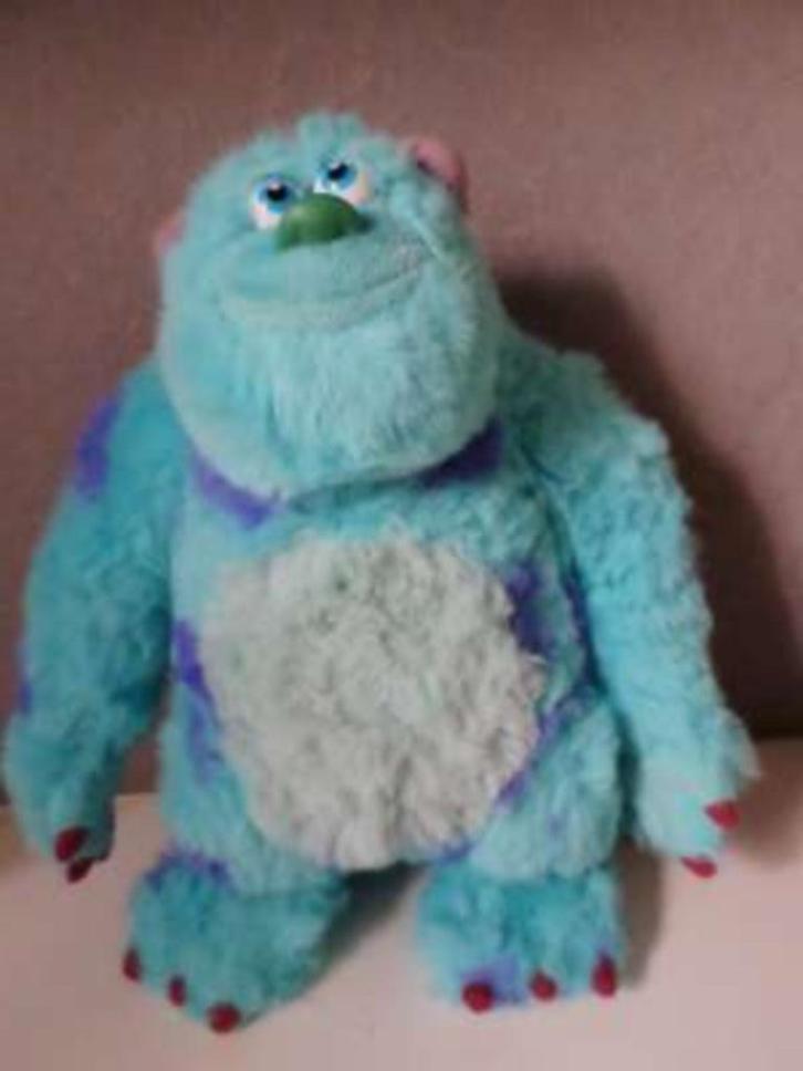Knuffel monster Sully , van Disney Pixar die praat, Verzamelen, Disney, Zo goed als nieuw, Knuffel, Ophalen of Verzenden