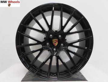 Originele Porsche Cayenne Coupe spyder 22 inch velgen zwart beschikbaar voor biedingen