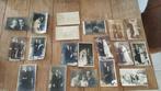 Lot cartes postales en noir et blanc couples Antoing Tournai, Autres thèmes, Non affranchie, Enlèvement ou Envoi, Avant 1920