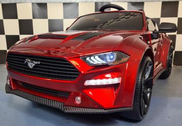 Kinderauto Ford Mustang - 24 volt - drift - leren zit - RC beschikbaar voor biedingen