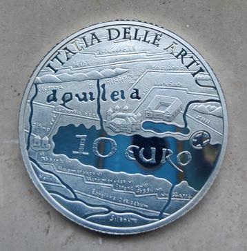 Euro-valuta, Postzegels en Munten, Munten | Europa | Euromunten, Ophalen of Verzenden, Italië, 10 euro, Zilver