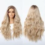 Mono top swiss lace pruik lang blond haar zonder pony Christ, Handtassen en Accessoires, Uiterlijk | Haarverzorging, Verzenden