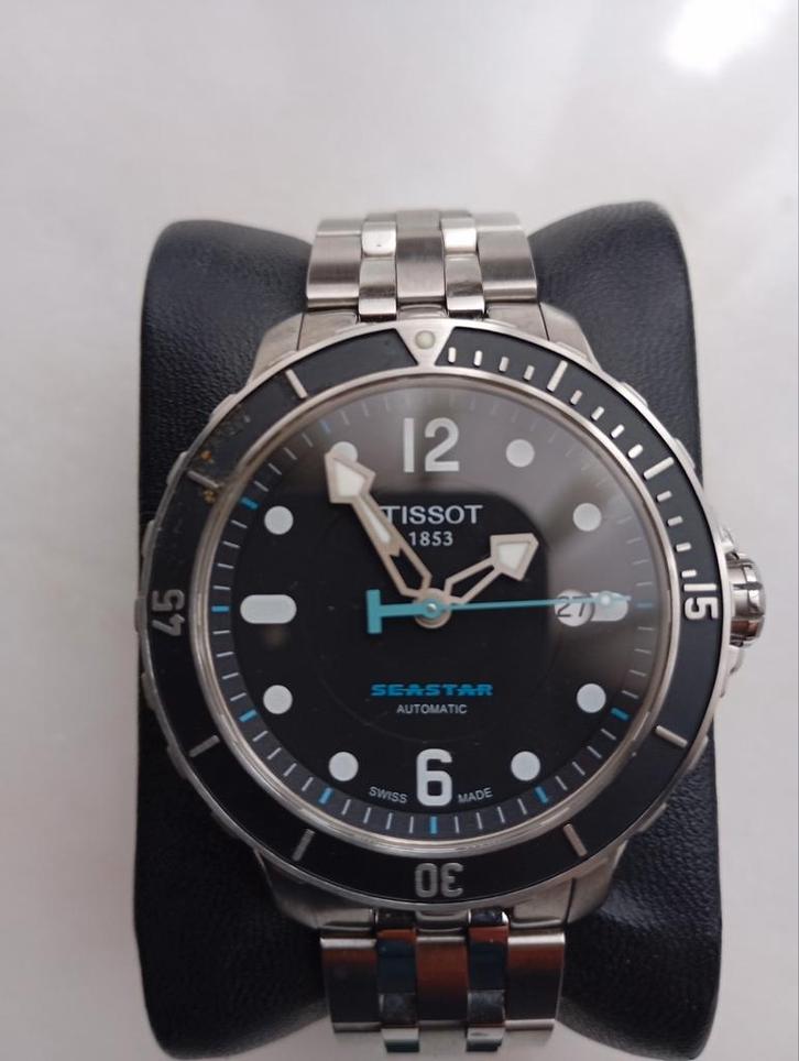 Tissot Seastar Automatic, Handtassen en Accessoires, Horloges | Heren, Zo goed als nieuw, Ophalen