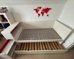 Vihals bedbank Ikea met kastje, Huis en Inrichting, Ophalen, Gebruikt, Eenpersoons, Wit