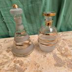 2 Oude vintage glazen karafs, Verzamelen, Ophalen of Verzenden, Overige typen