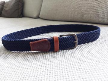 RIVER WOODS blauwe gevlochten riem ceintuur 85 cm Superstaat beschikbaar voor biedingen