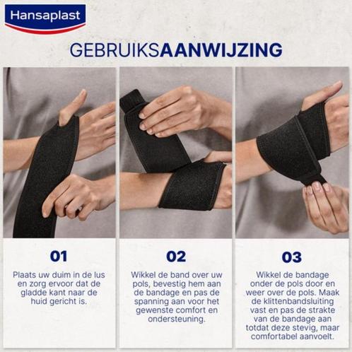 Hansaplast Pols Bandage - Polssteun - Pols Brace - Handbrace, Diversen, Braces, Ophalen of Verzenden