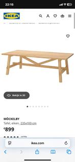 Massieve eiken tafel, Huis en Inrichting, Ophalen, Zo goed als nieuw