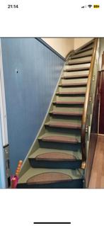 Renovatie , Luchtgommen en Zandstralen van trappen., Enlèvement, Comme neuf