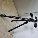MANFROTTO 190CLB + 141RC, Audio, Tv en Foto, Fotografie | Statieven en Balhoofden, Ophalen, Driepoot, Zo goed als nieuw, 150 tot 175 cm