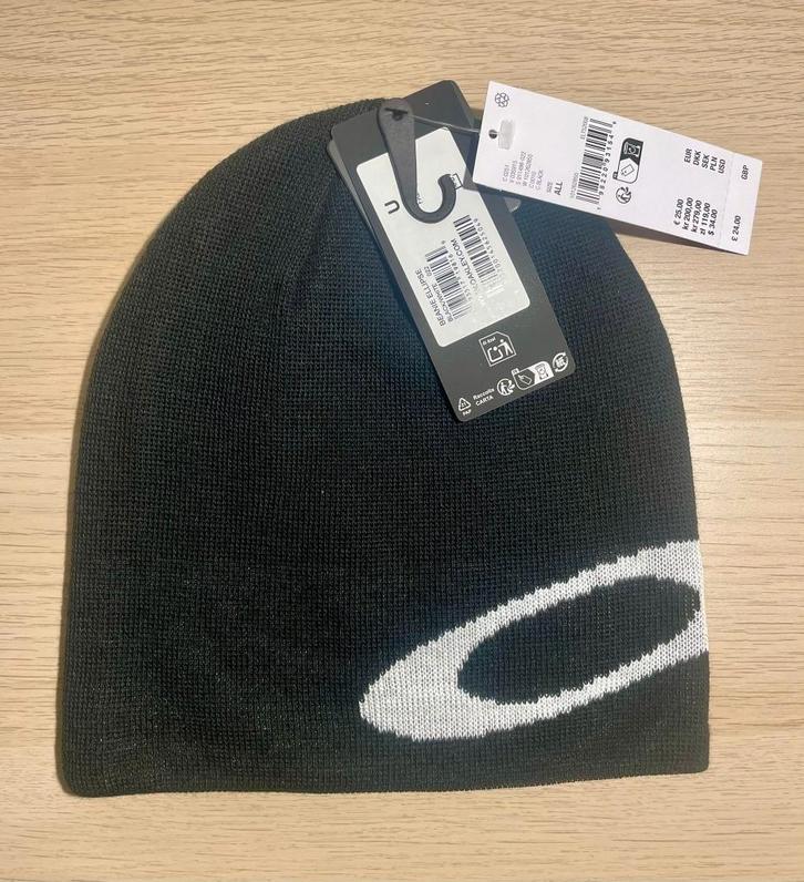 Bonnet Oakley Black Eclipse, Kleding | Heren, Mutsen, Sjaals en Handschoenen, Nieuw, Muts, Overige maten, Ophalen of Verzenden