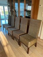 5 chaises de table en osier, Maison & Meubles, Chaises, Brun, Enlèvement, Osier ou Rotin, Cinq, Six Chaises ou plus