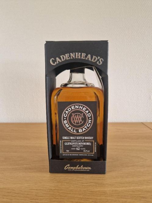 CADENHEAD'S GLENLIVET (MINMORE) 42 YEARS - 1973/2015, Collections, Vins, Neuf, Autres types, Autres régions, Pleine, Enlèvement ou Envoi