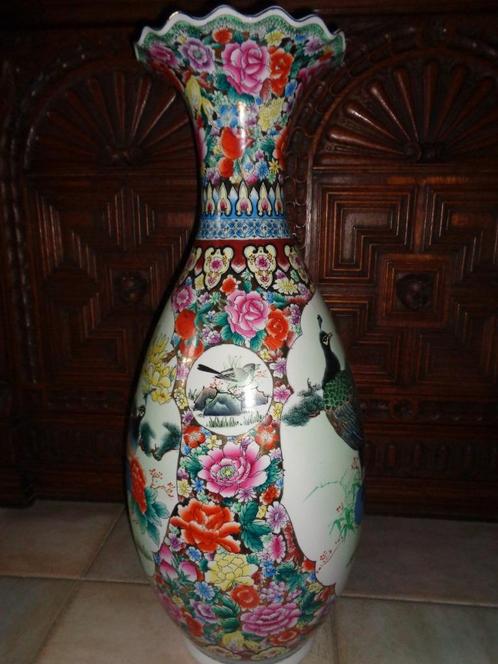 *Prachtige zéér grote gestempelde antieke vaas (19e eeuw), Antiek en Kunst, Kunst | Designobjecten, Ophalen