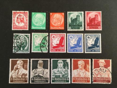 Serie postzegels Duitse rijk uitgave 1934, Timbres & Monnaies, Timbres | Europe | Allemagne, Affranchi, Empire allemand, Envoi