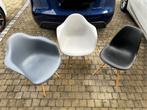 6 Chaises design copie Eames, Ophalen, Gebruikt, Scandinave, Metaal