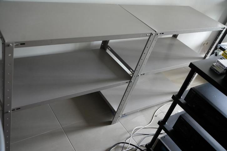 Opbergstelling  -  merk  Avasco  -  beige metal, Huis en Inrichting, Complete inboedels, Ophalen