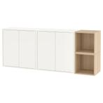 Ikea Eket Wandkast combinatie wit/beige, Ophalen, Zo goed als nieuw