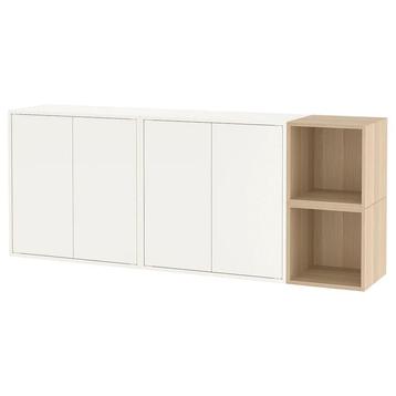 Ikea Eket Wandkast combinatie wit/beige, Enlèvement, Comme neuf