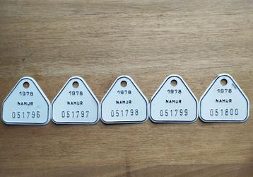 1978 Fiets- of bromfietsplaten - Serie beschikbaar voor biedingen