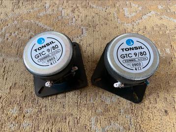 Paartje TONSIL GTC 9/80  HF Tweeters beschikbaar voor biedingen