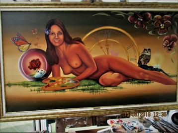 naakt schilderij beschikbaar voor biedingen
