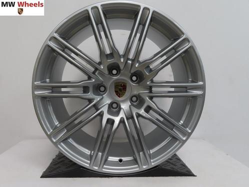 Porsche 21 inch Origineel Cayenne GTS velgen zilver nieuw, Auto-onderdelen, Banden en Velgen, Velg(en), 21 inch, Personenwagen