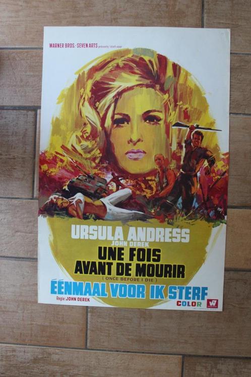 filmaffiche Ursula Andress Once Before I Die filmposter, Collections, Posters & Affiches, Comme neuf, Cinéma et TV, A1 jusqu'à A3